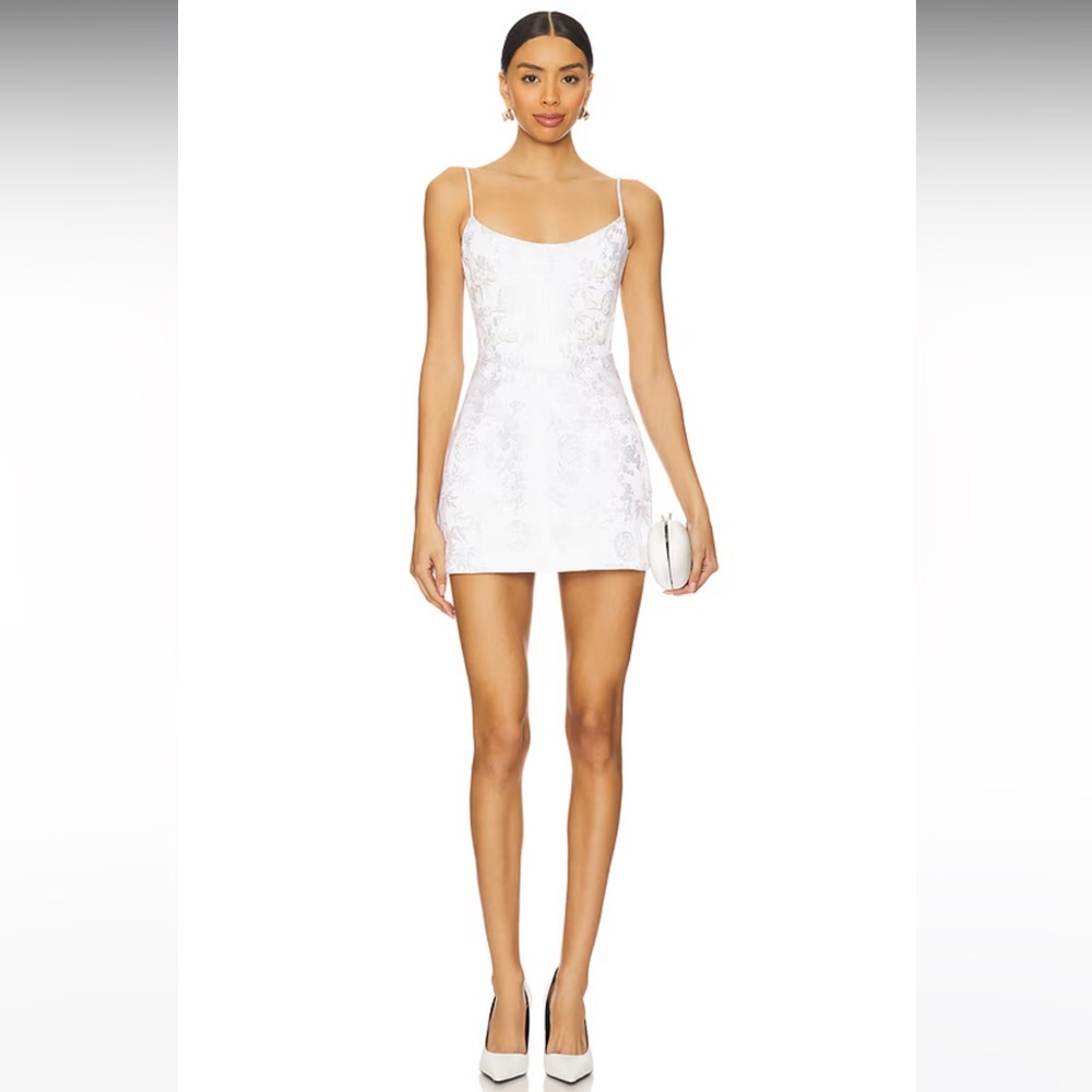 Sau Lee Joey dress in white